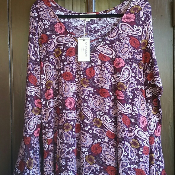 NWT No Comment Plus Top- Only One Left! - Picture 5 of 7